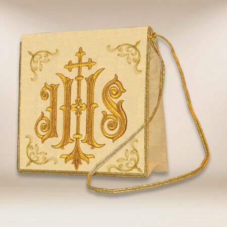 bolsa corporal bordada com IHS
