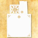 Conjunto de Alfaias do Cálice bordado IHS