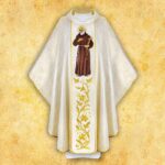 Casula bordada São Padre Pio