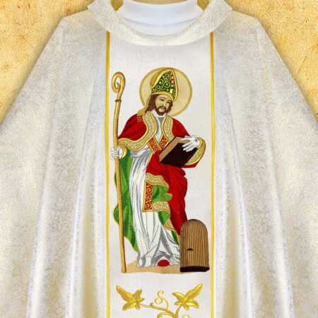 Casula bordada São Ambrosio