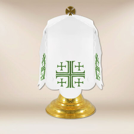 Conopeu véu píxide Cruz de Jerusalém