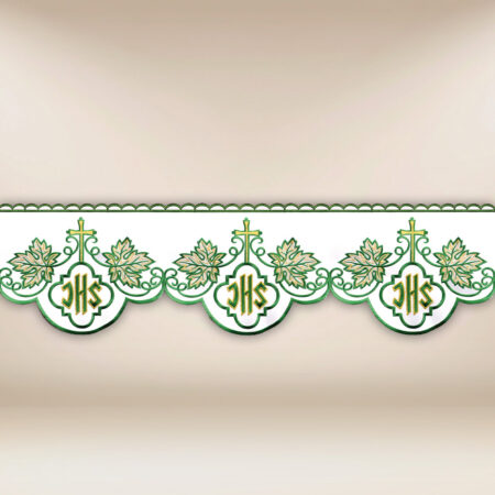 Tira de renda bordada IHS