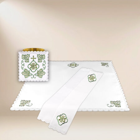 Conjunto de Alfaias do Cálice IHS Verde