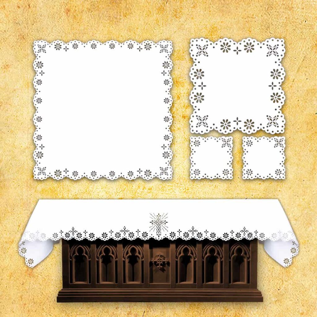 Conjunto vazado para altar