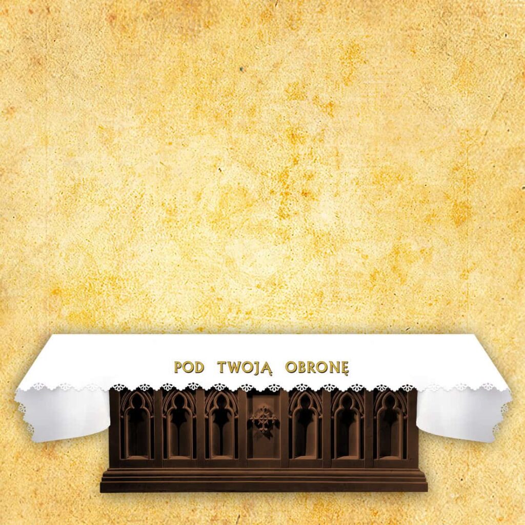 toalha de altar vazada