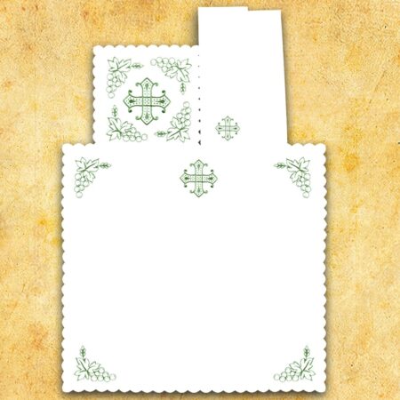 Conjunto de alfaias do cálice verde