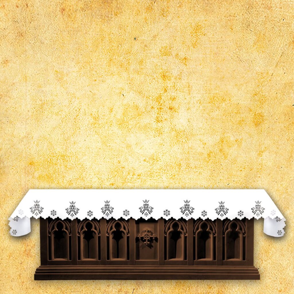 Toalha de altar vazada Misterium Matki Bożej