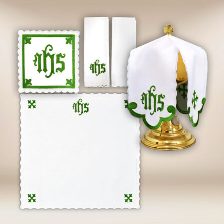 conjunto de bielizna do cálice verde