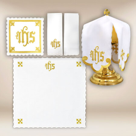Conjunto "Catedral" dourado