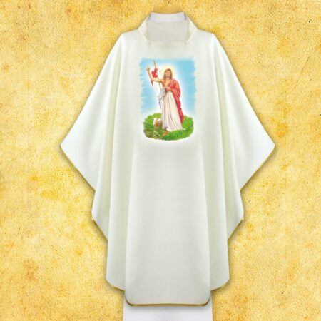 Casula com imagem Jesus Ressuscitado