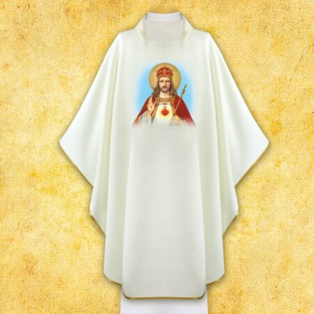 Casula com imagem Cristo Rei