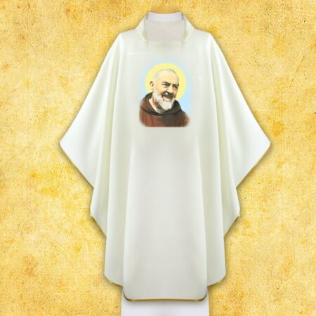 Casula com imagem de São Padre Pio