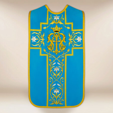 Casula bordada romana Mariana