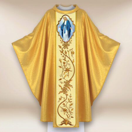 Casula com imagem Mãe de Deus Imaculada
