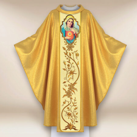 Casula com imagem Coração de Maria