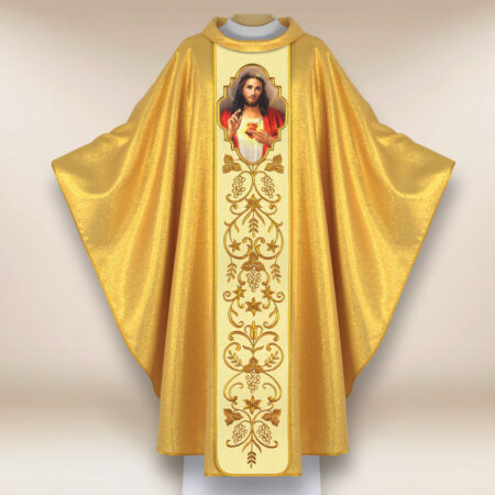 Casula com imagem do Coração de Jesus