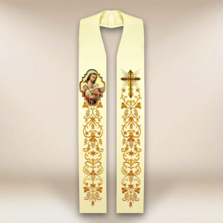 Estola com imagem Jesus Bom Pastor