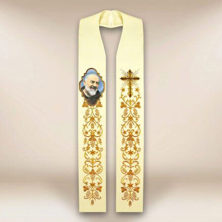 Estola com imagem de São Padre Pio