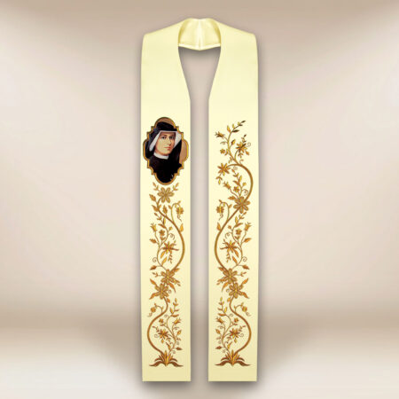 Estola com imagem de São Faustina