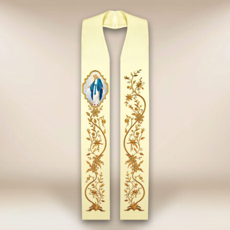 Estola com imagem Mãe de Deus Imaculada