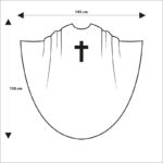 Casula com imagem Cristo Rei