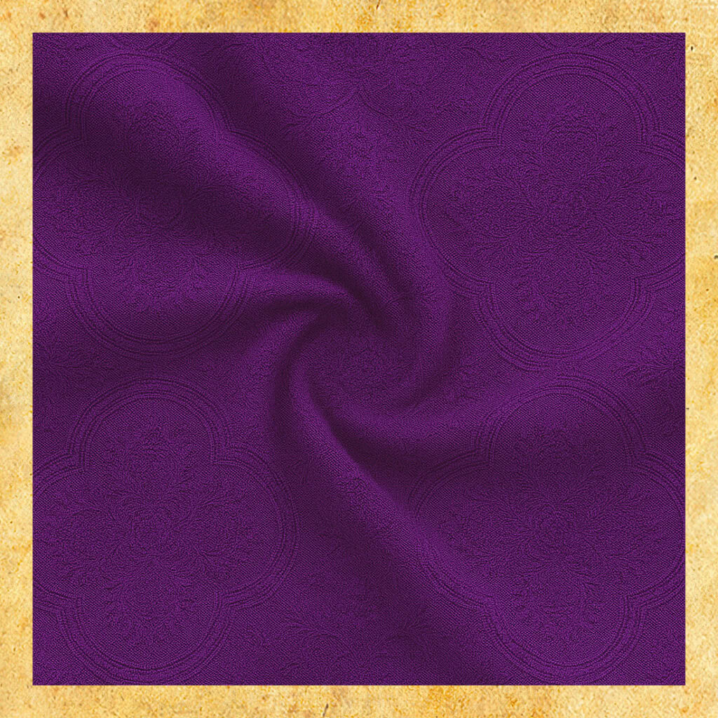 tecido jacquard roxo