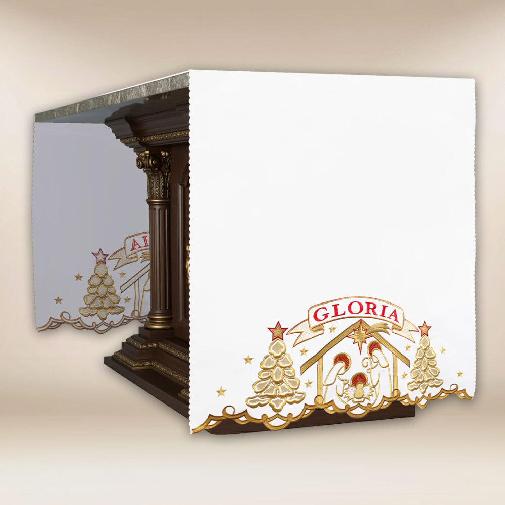 Toalha de altar bordada gloria