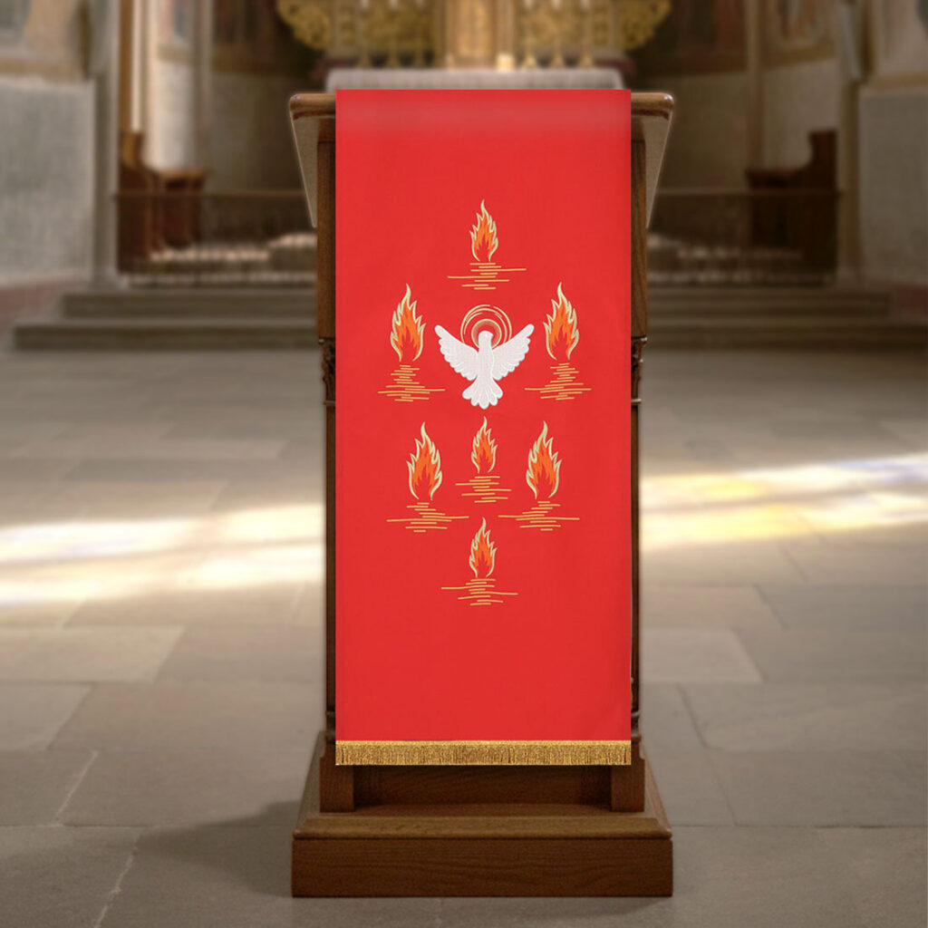 Haftowane lektorium liturgiczne Duch Święty