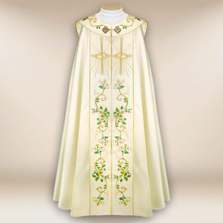 Capa bordada de casamento