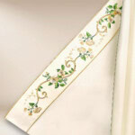 Capa bordada de casamento
