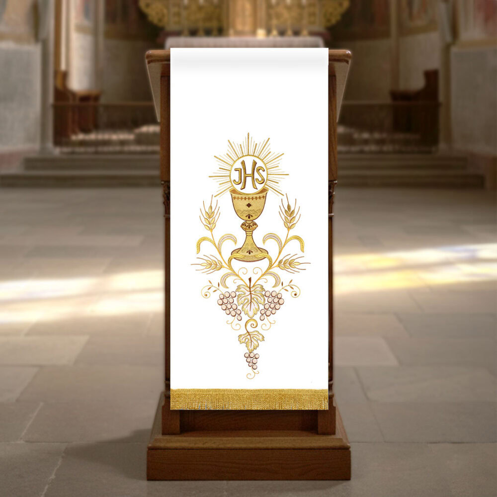 Lektorium haftowane liturgiczne