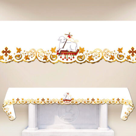 Toalha bordada litúrgica Cordeiro de Deus