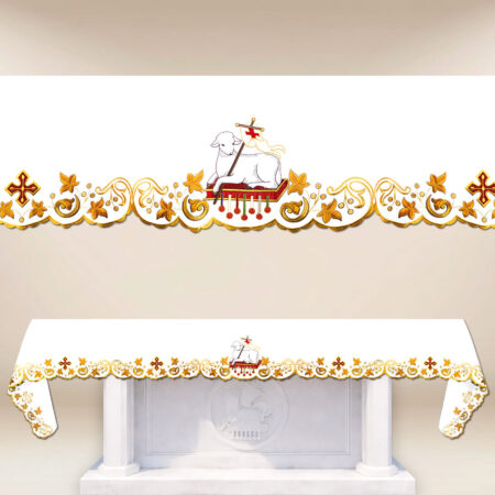 Toalha bordada litúrgica Cordeiro de Deus