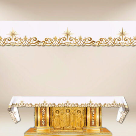 Toalha bordada de Natal
