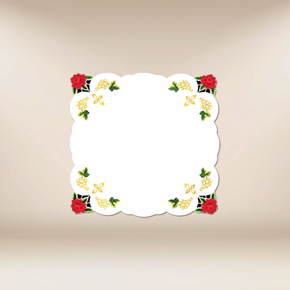 Cobertura de altar com rosas 45×45cm