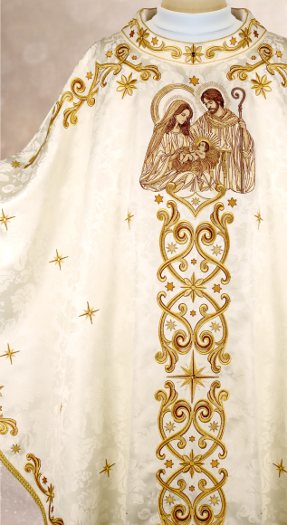 Casula de Natal – modelo bordado Sacro Natale