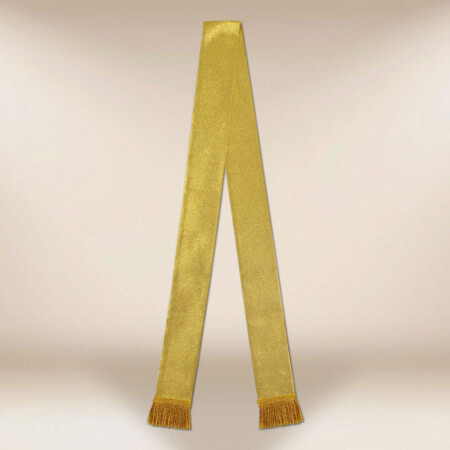 Faixa para estandarte dourado com glitter