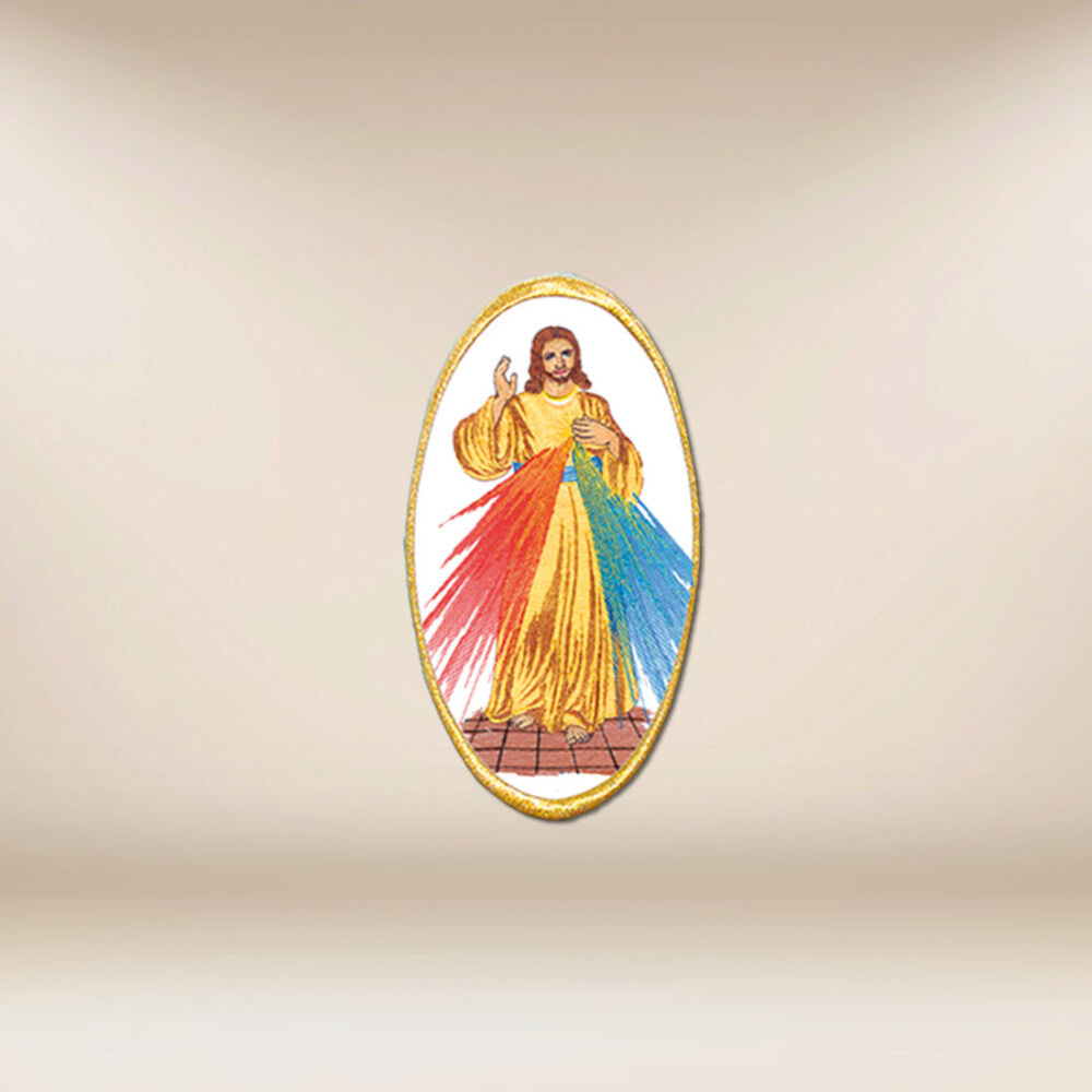 Aplicação bordada "Jesus Misericordioso"