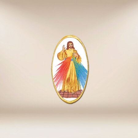 Aplicação bordada "Jesus Misericordioso"