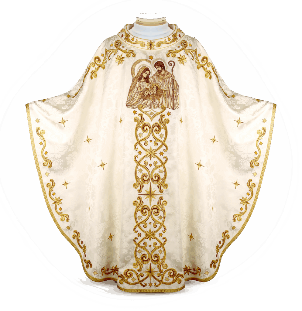 Casula de Natal – modelo bordado Sacro Natale