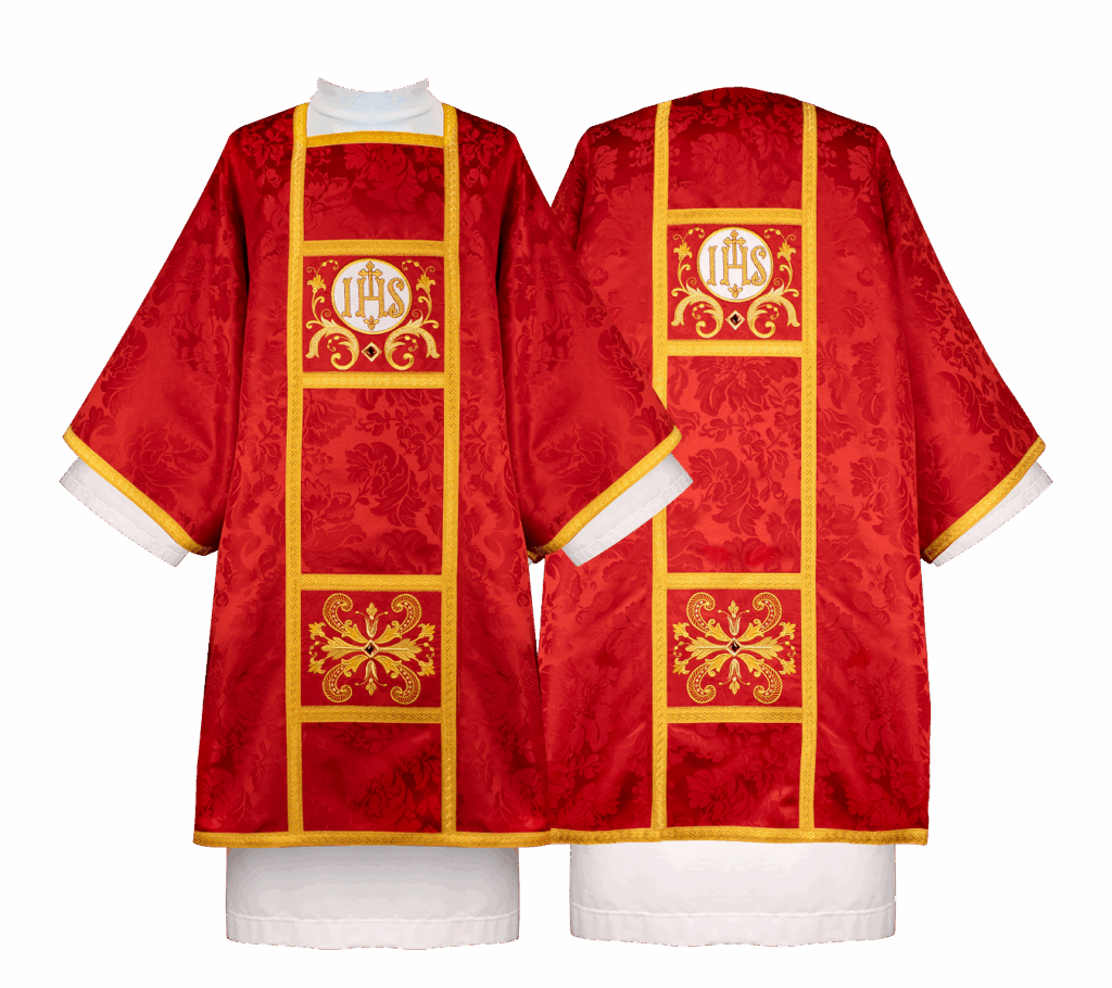 Camisola bordada Ignis Sanctus vermelha