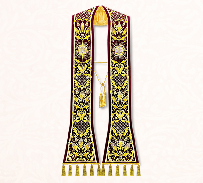 Estola Bordada “Pietre E Oro”