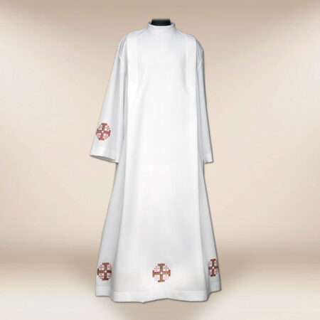 alva litúrgica bordada 164cm