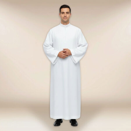 Alva de elanobatista com fecho frontal 182cm