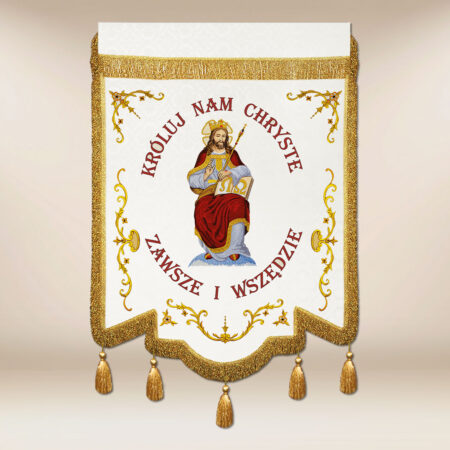 Bandeira bordada Jesus Cristo