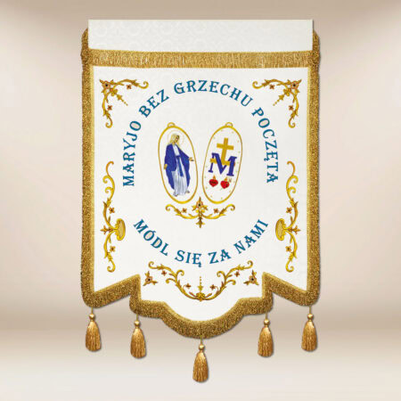 Bandeira bordada Maria