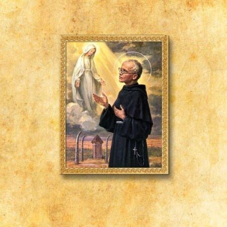 Imagem em tecido de São MM Kolbe
