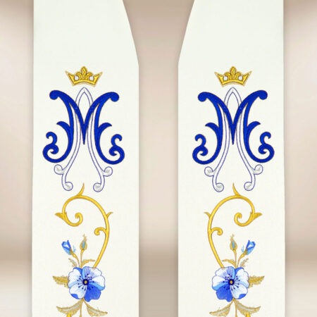 Estola mariana bordada