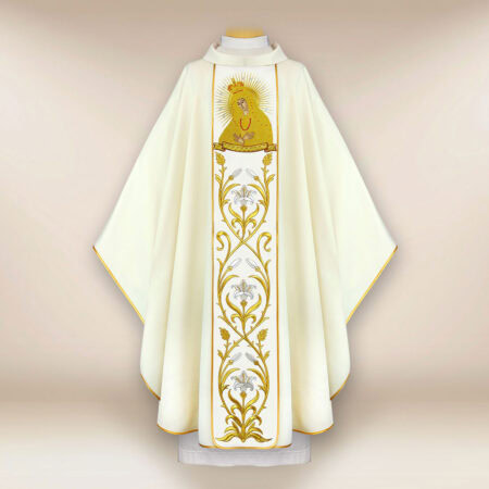 Casula bordada Mãe de Deus de Ostra Brama