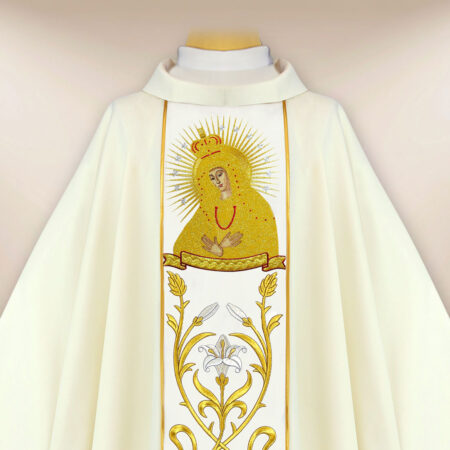 Casula bordada Mãe de Deus de Ostra Brama